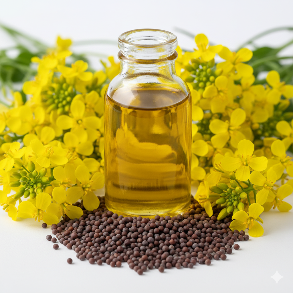 Premium Golden Mustard Oil Bottle